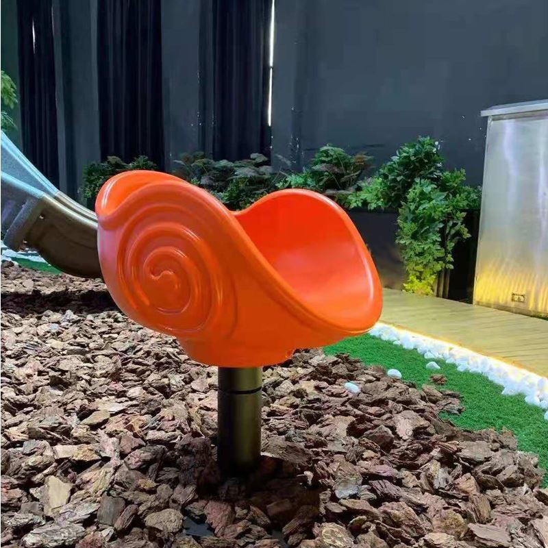 spinning toy on outdoor playground 