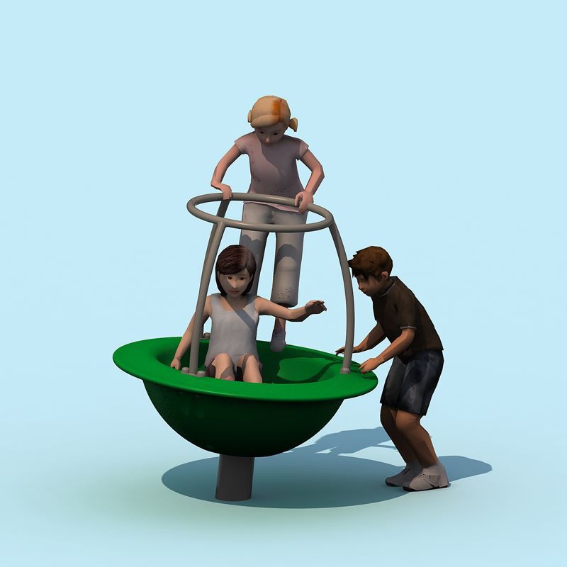 spinning outdoor play equipment