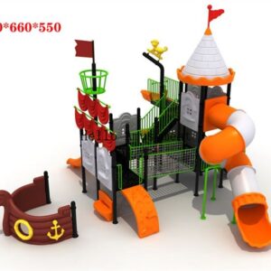 Children Climbing Playground