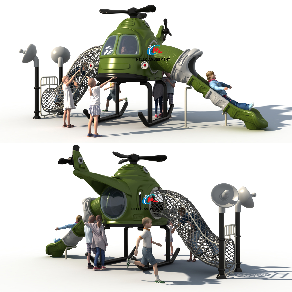 New airplane model climbing slide 10
