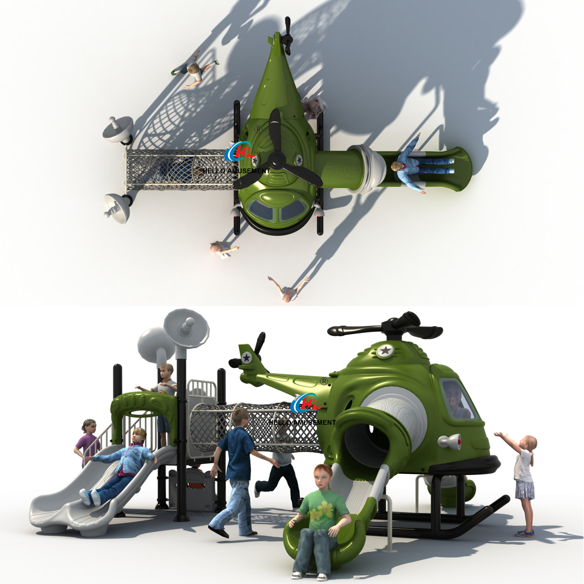 New airplane model climbing slide 11