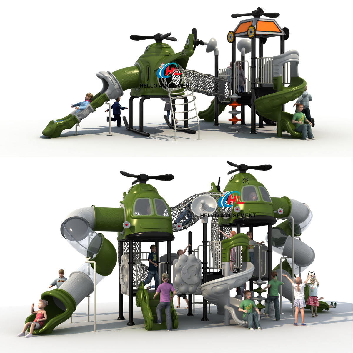 New airplane model climbing slide 20