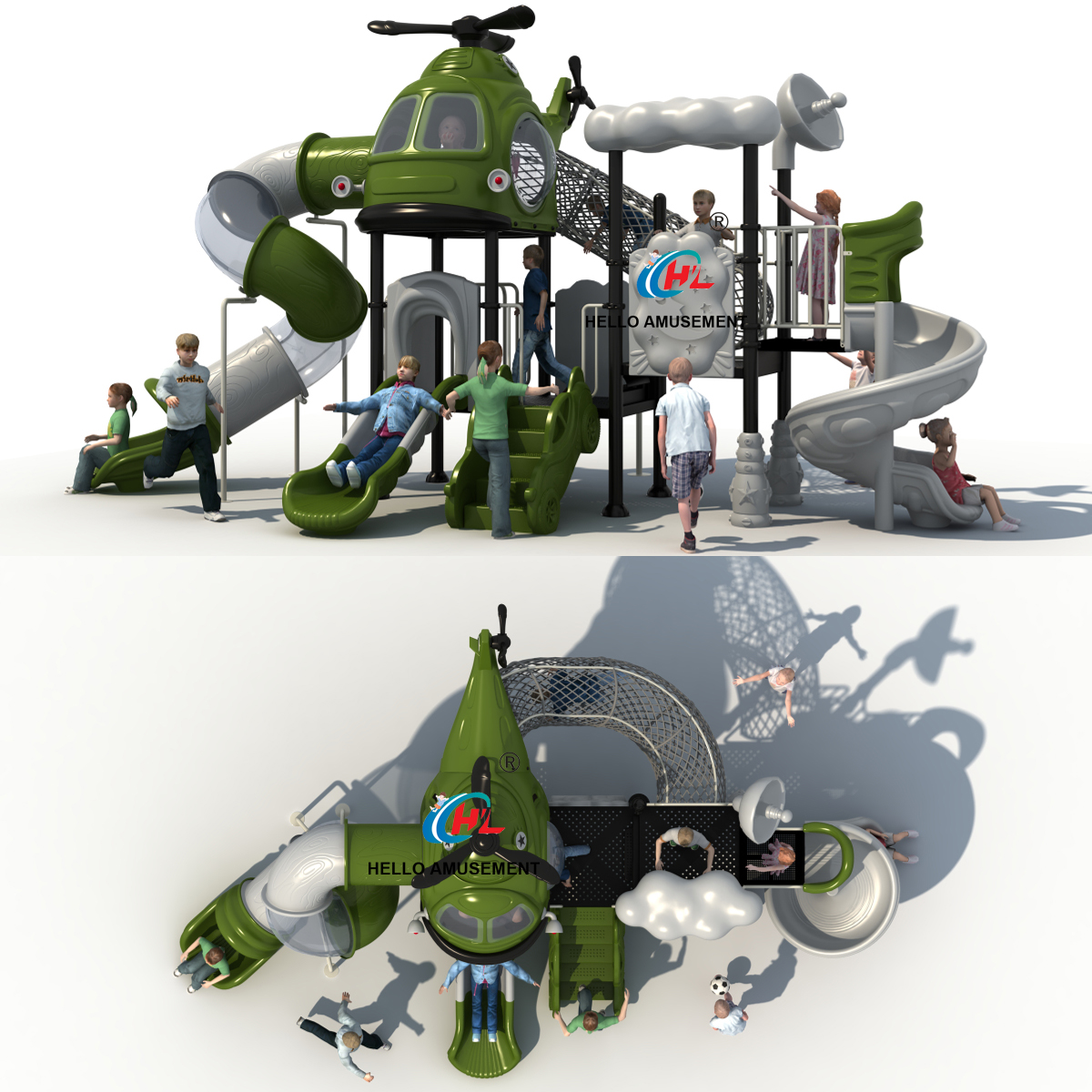 New airplane model climbing slide 22