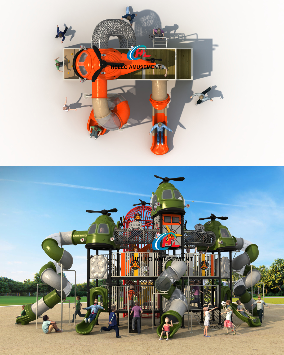 New airplane model climbing slide 29
