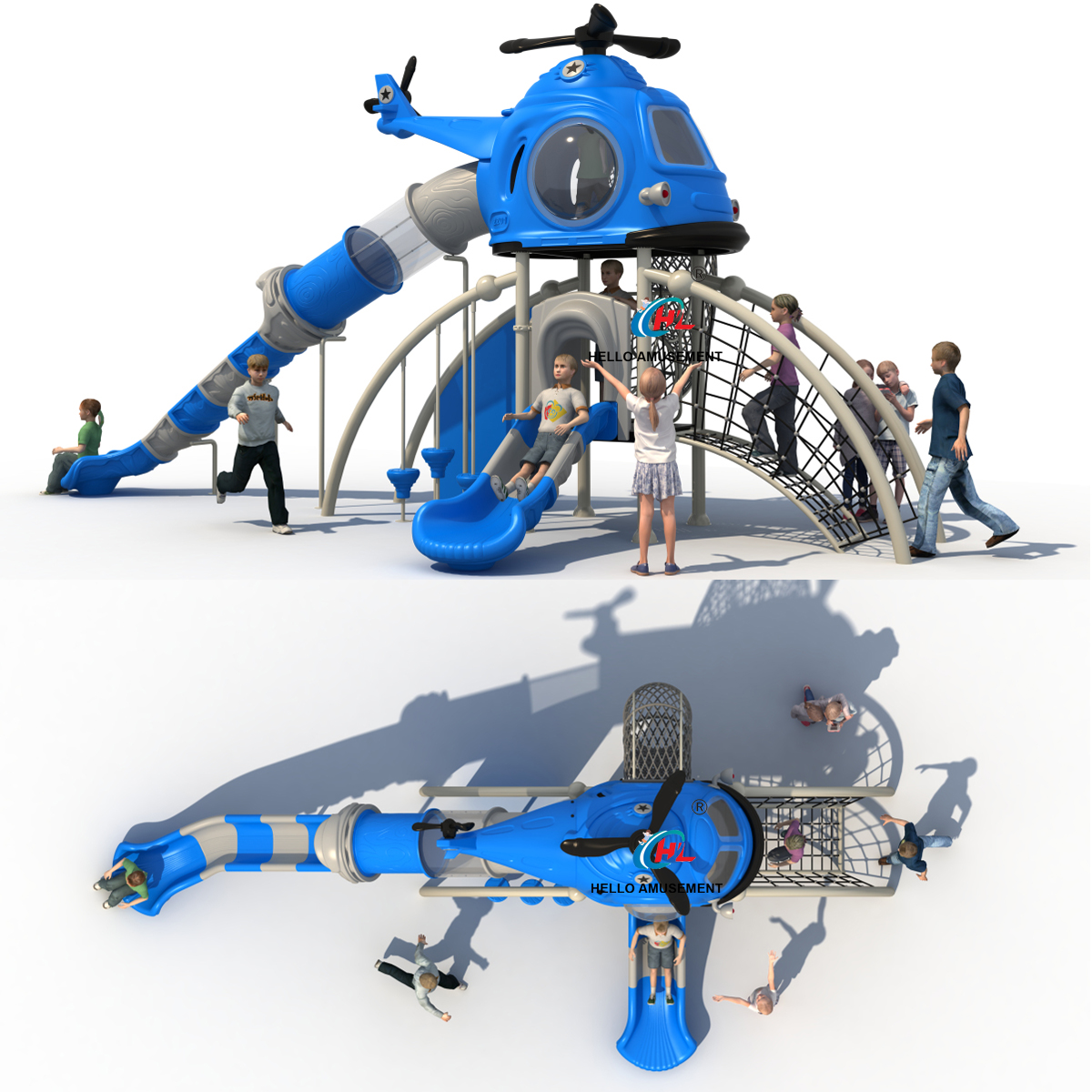New airplane model climbing slide 3