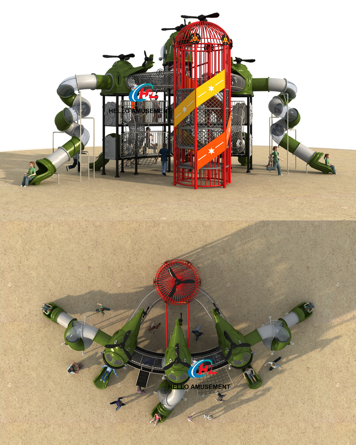 New airplane model climbing slide 30
