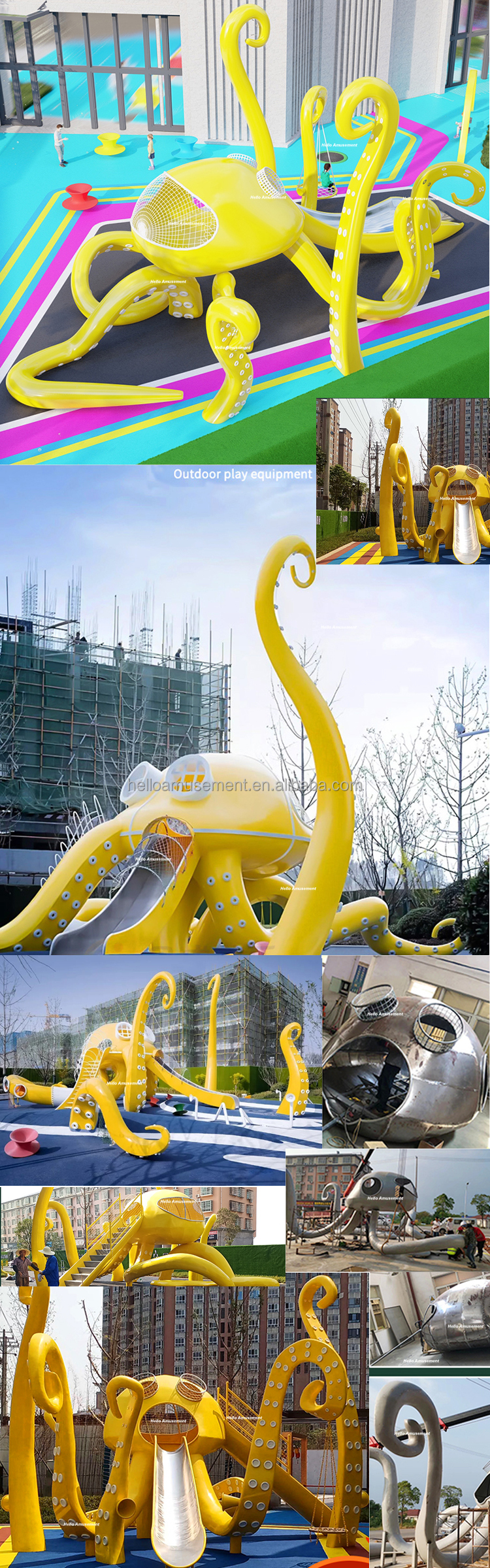 Non-standard Customization of Large Outdoor Side Unpowered Amusement Equipment 12
