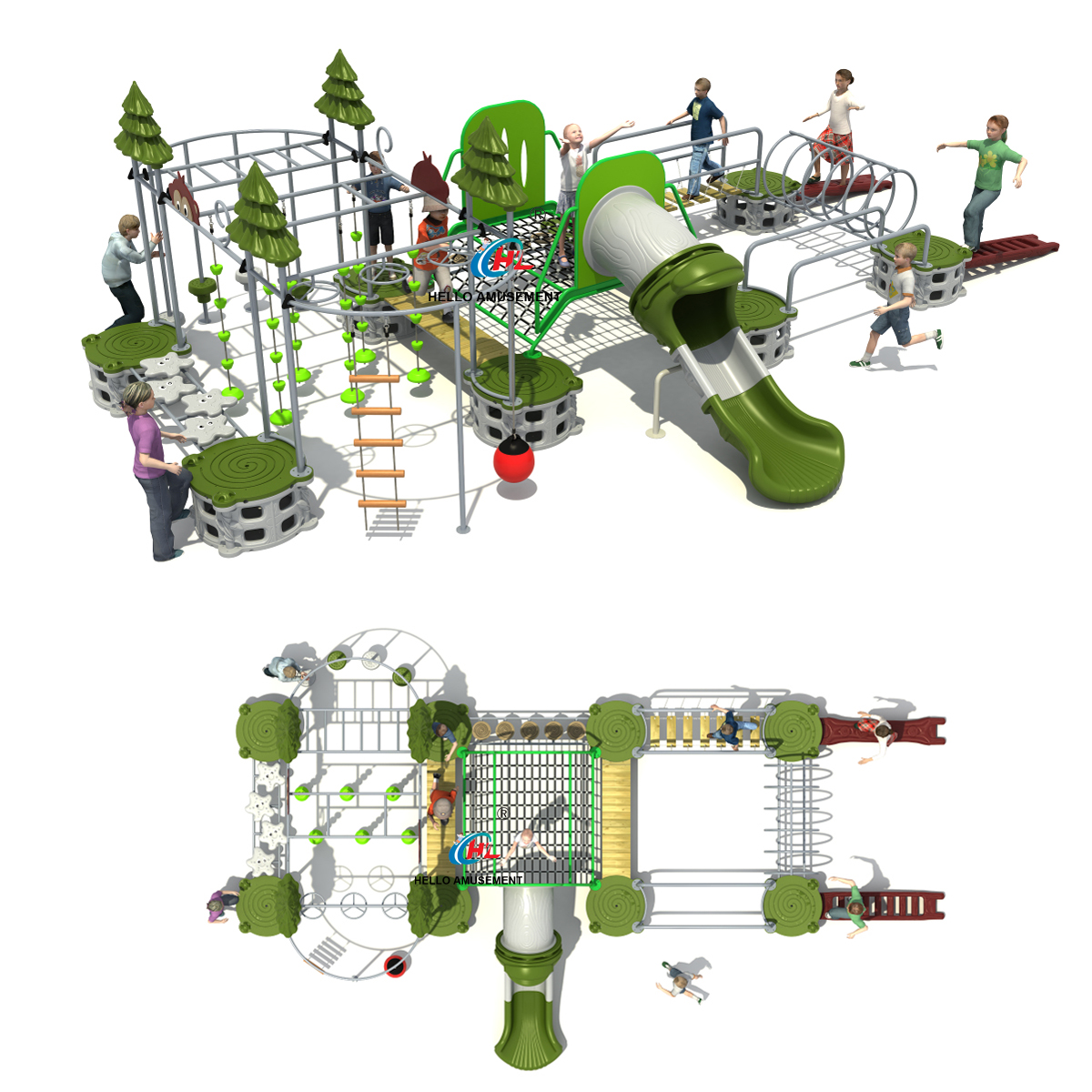 Physical development training climbing set 1