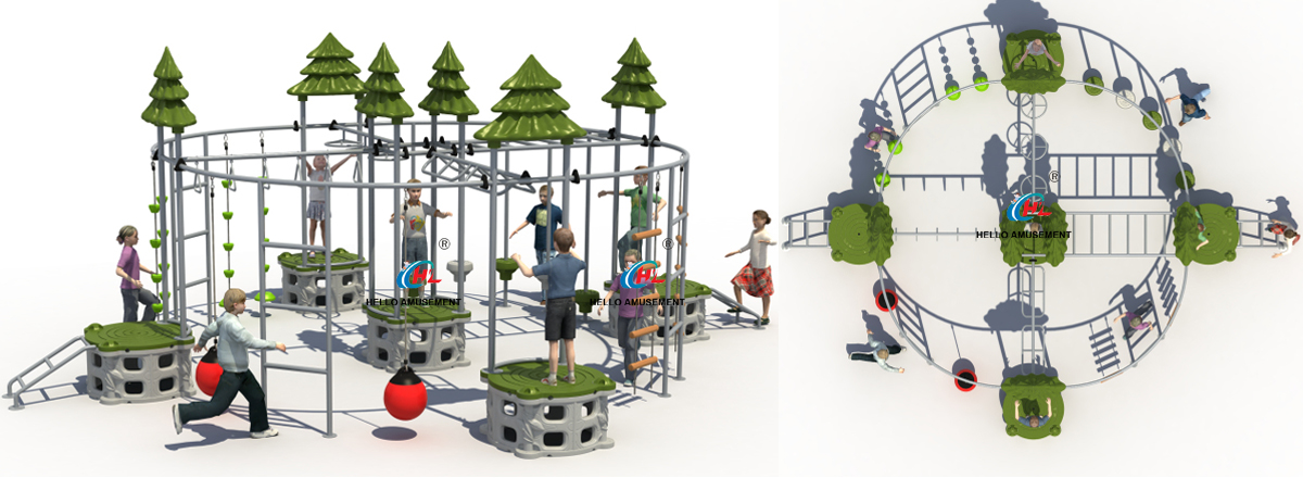 Physical development training climbing set 12