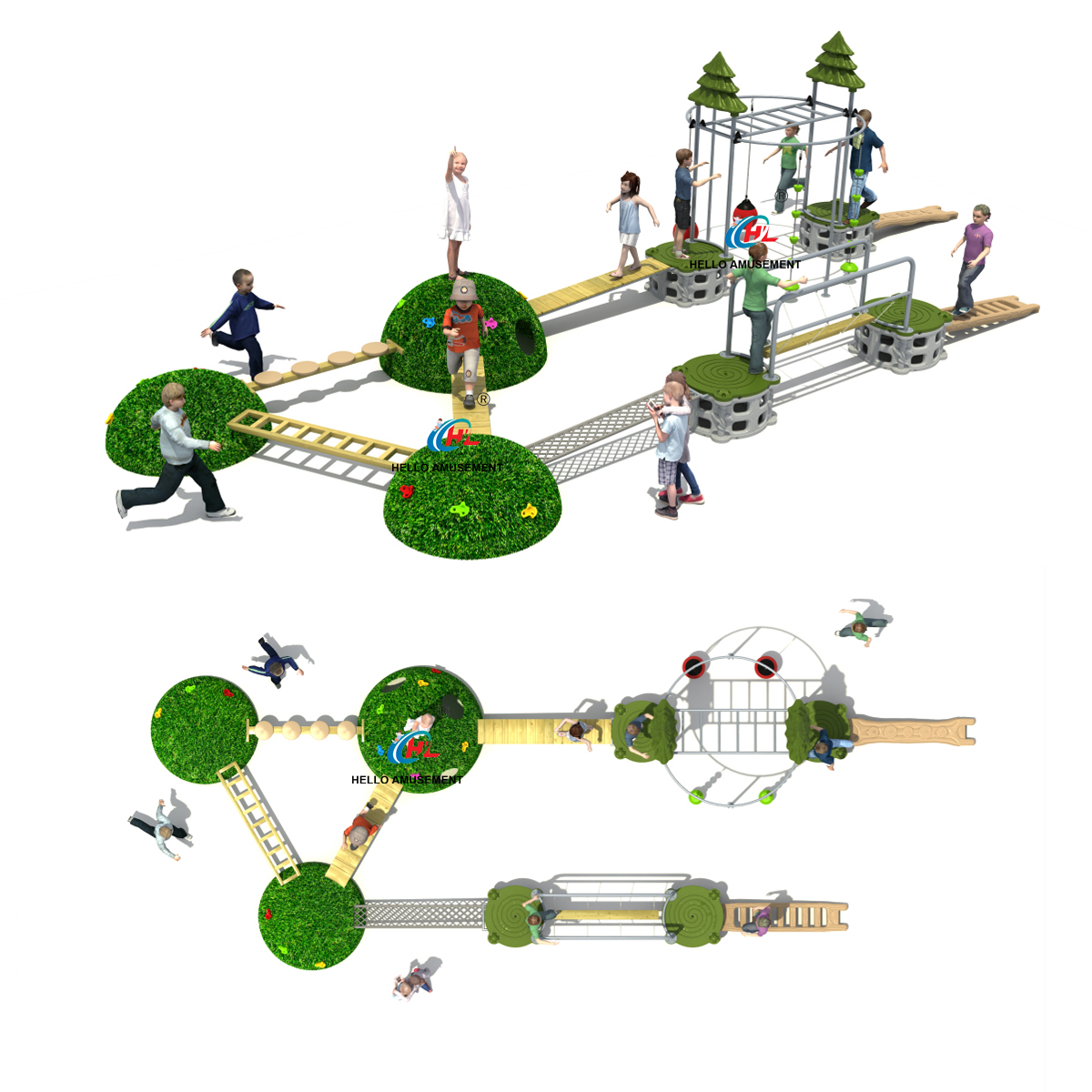 Physical development training climbing set 13