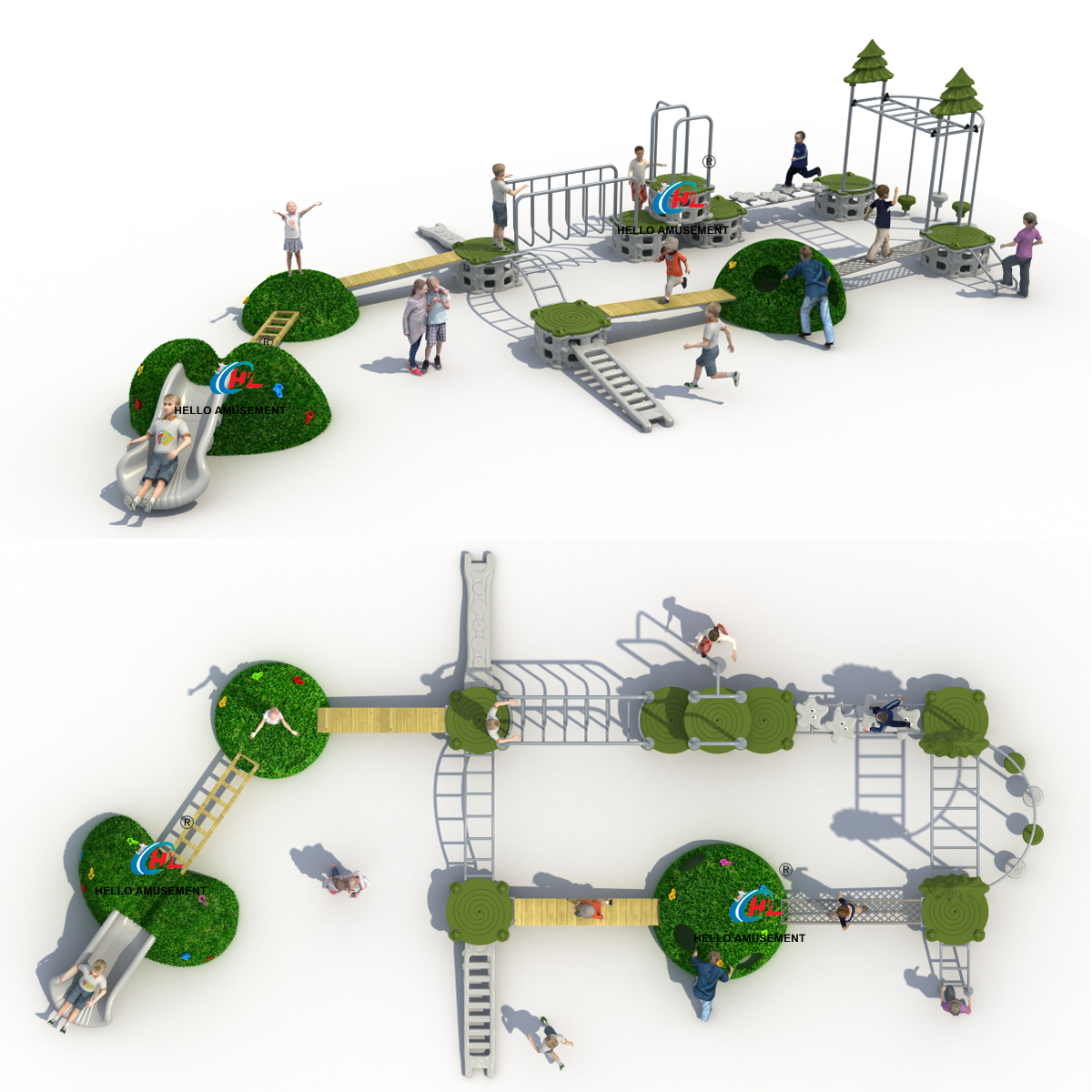 Physical development training climbing set 14