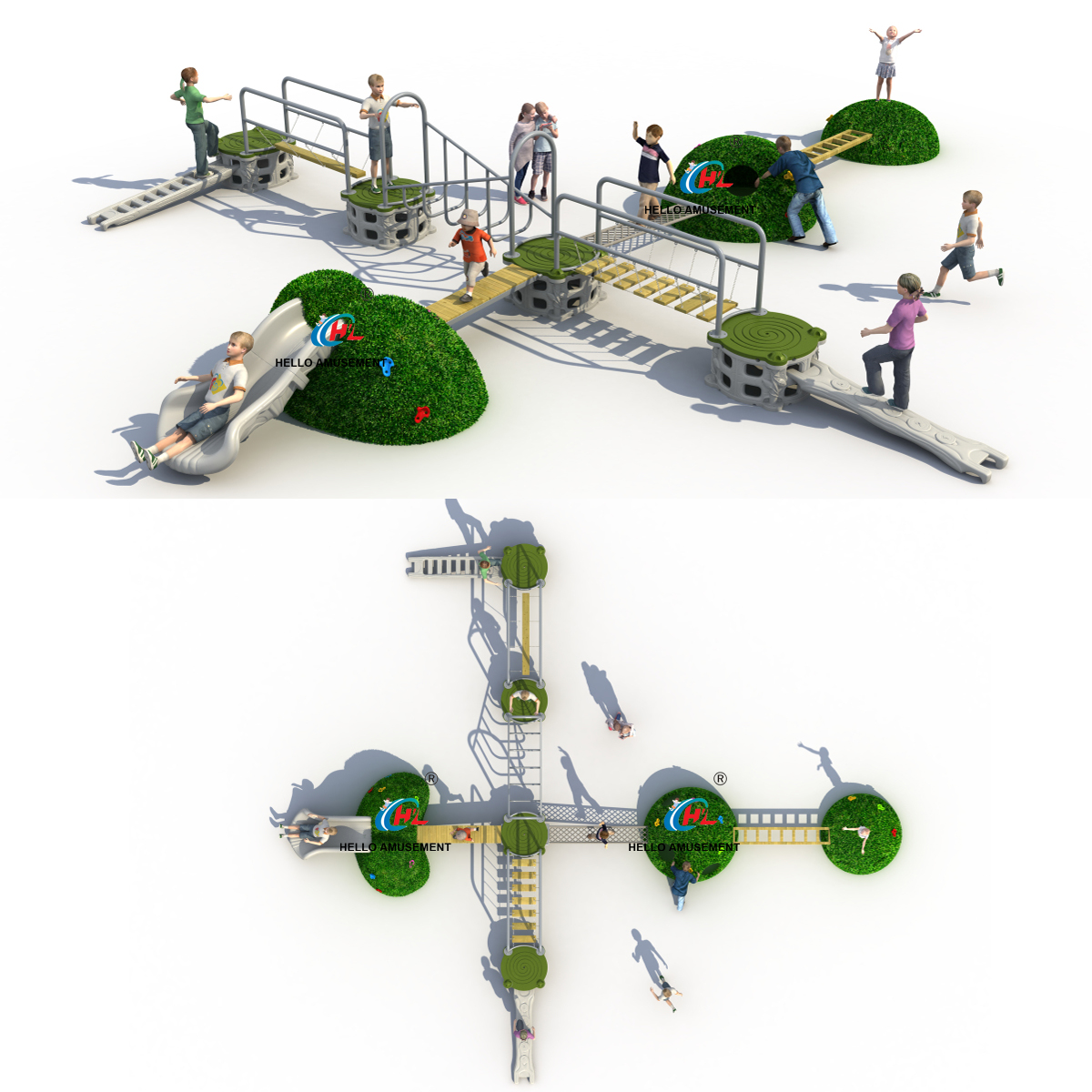 Physical development training climbing set 15