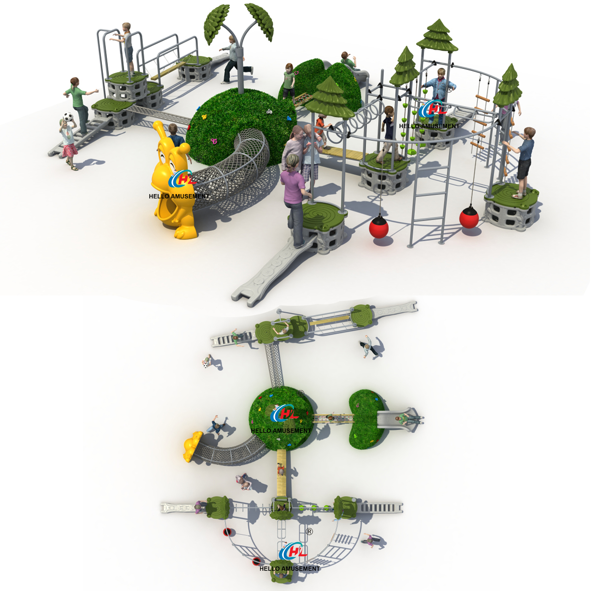 Physical development training climbing set 16