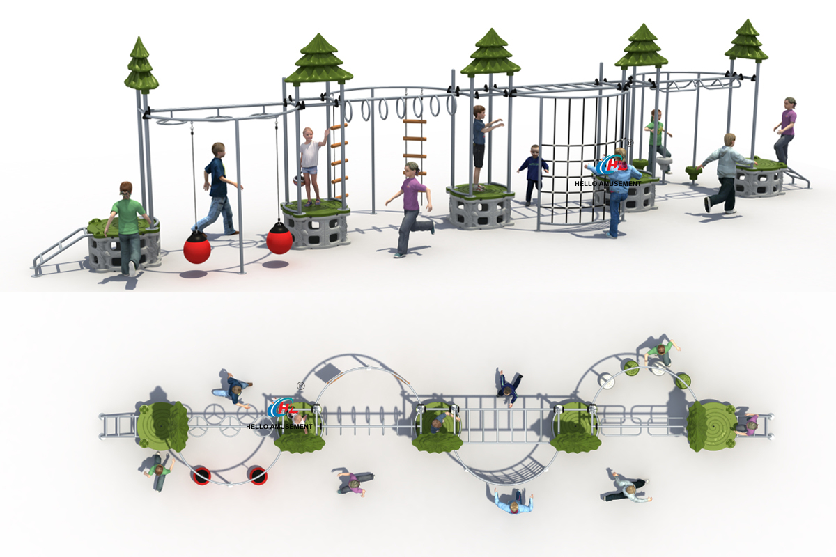 Physical development training climbing set 8