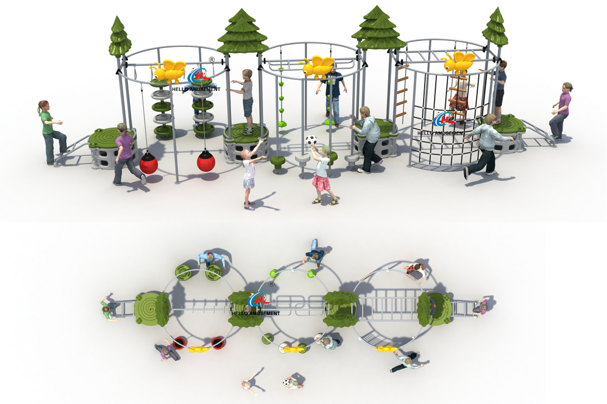 Physical development training climbing set 9